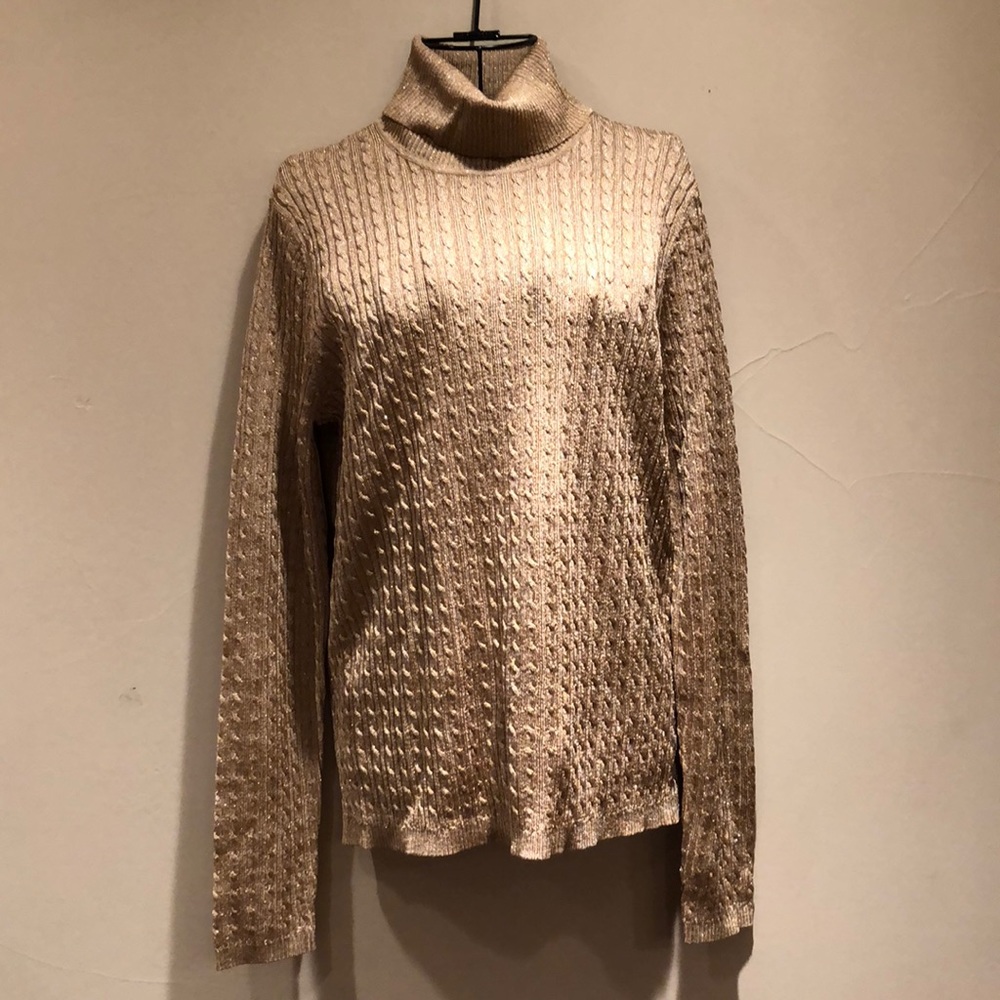 Lauren Ralph Lauren Gold glitter sweater